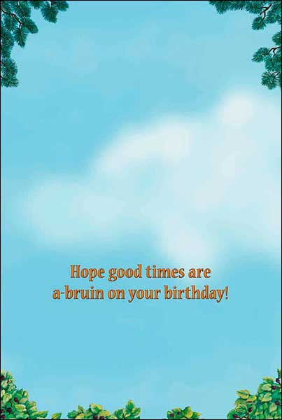 Laughing Bear Acts Greeting Card Assortment 20 Designs for All Occasions