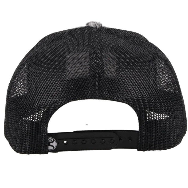 The HOOey Doc White/Black 6-Panel Trucker Cap/Hat