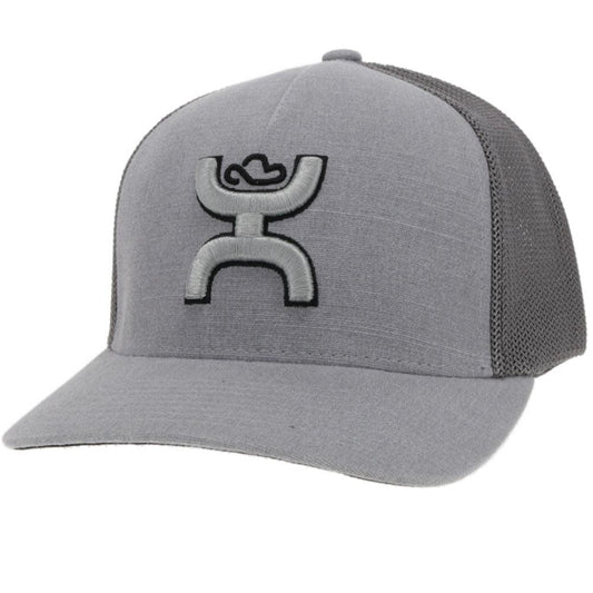 The HOOey Coach Grey Flexfit Cap/Hat