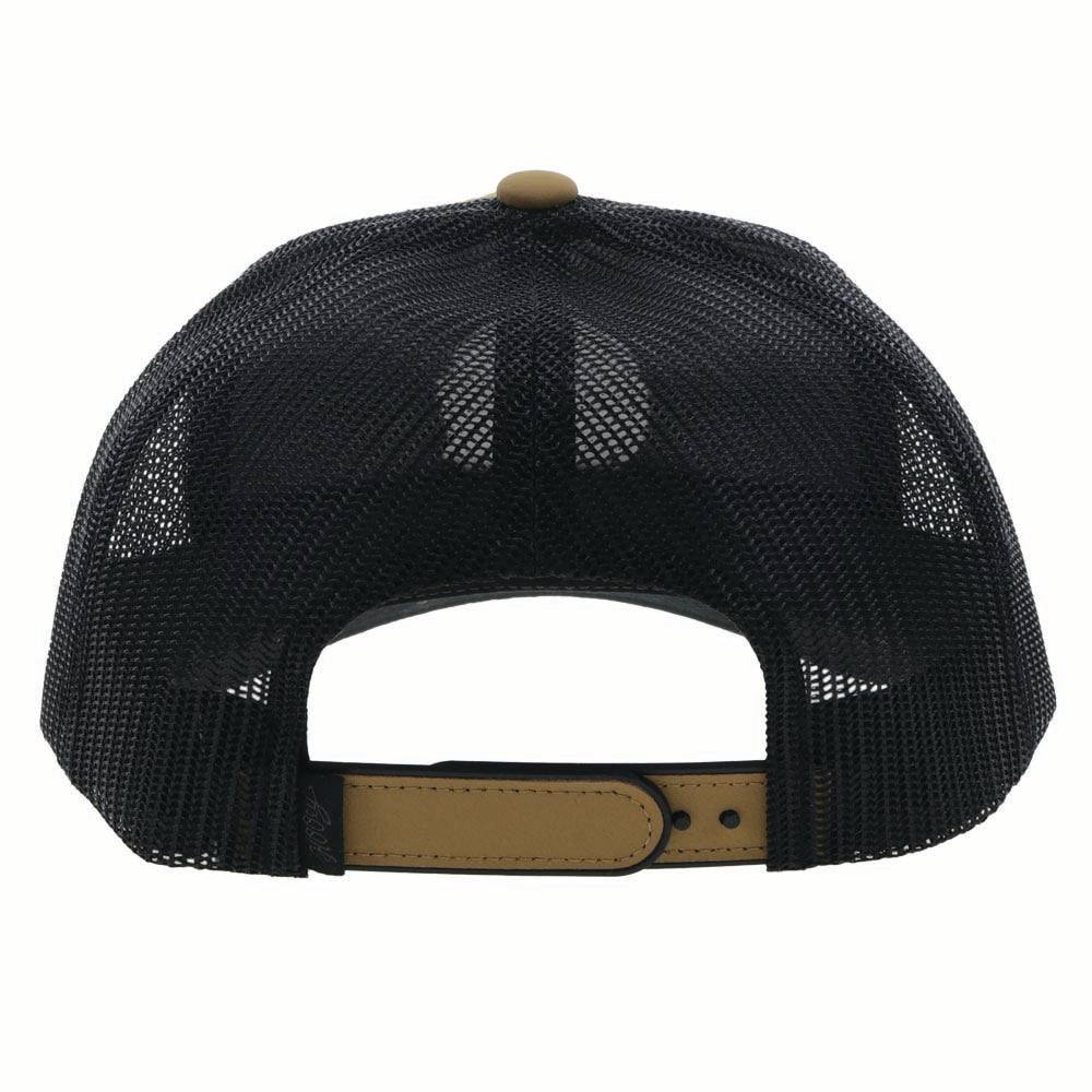 The HOOey Blush Tan/Black 5-Panel Trucker Cap/Hat