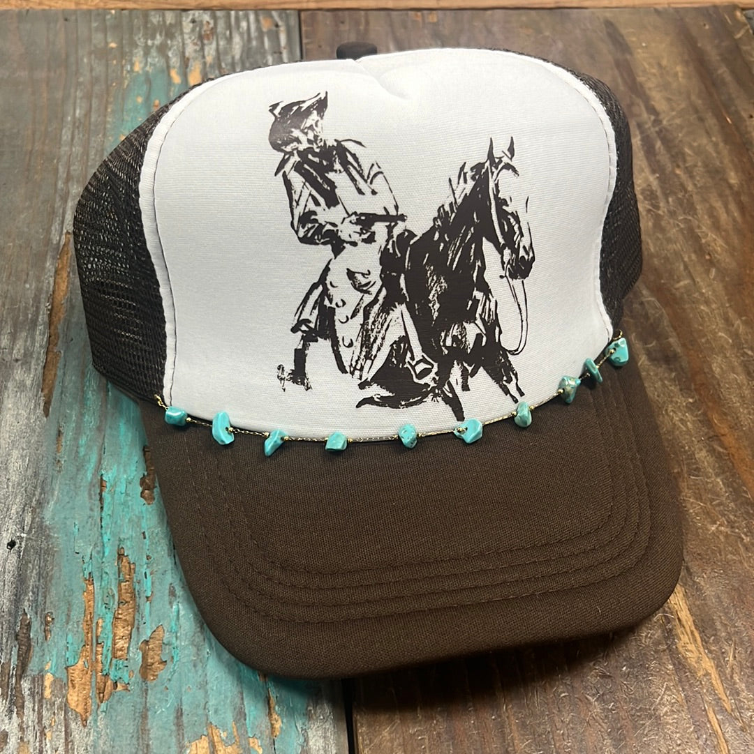 The Vintage Cowboy Trucker Hat/Cap – Be True Western Boutique