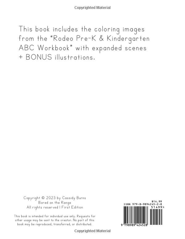 The Rodeo Coloring Book