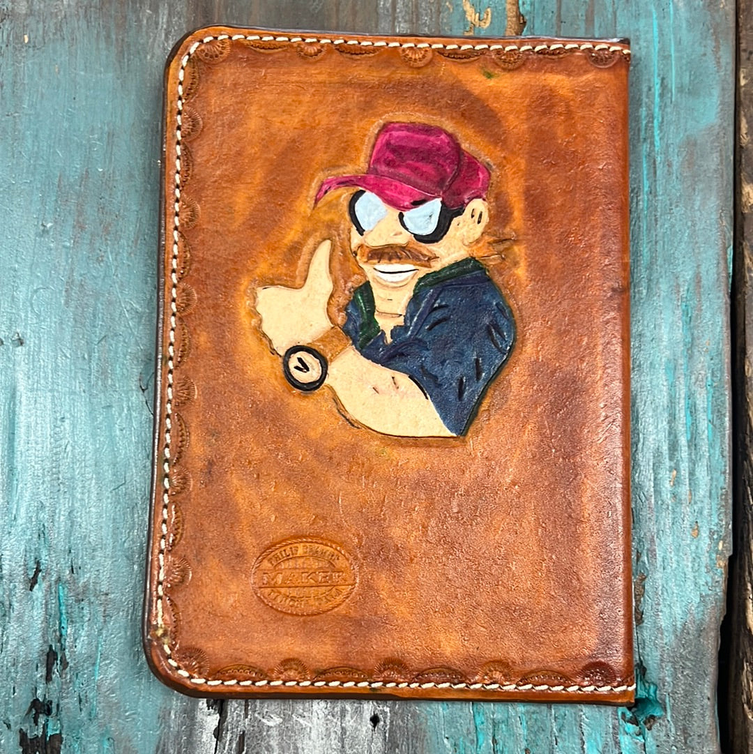 Handmade Leather Horse Notepad