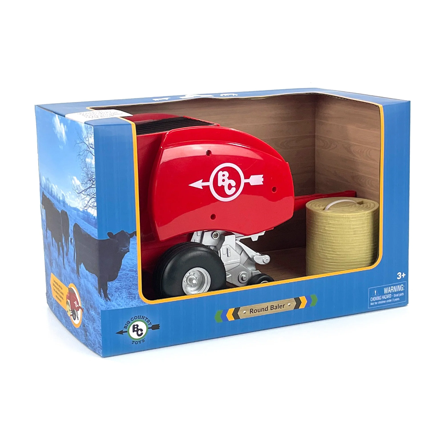 The Big Country Red Round Baler