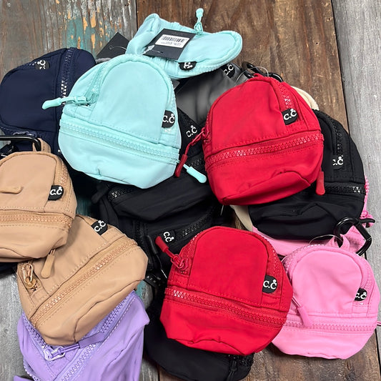 The TINY C.C Backpack Pouch (multiple colors)