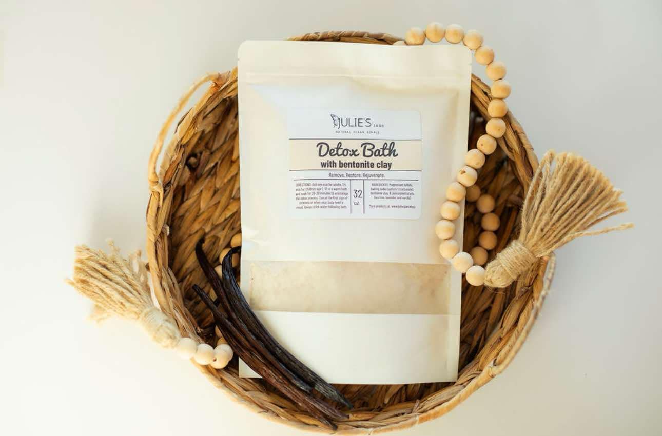 Detox Bath with Bentonite Clay