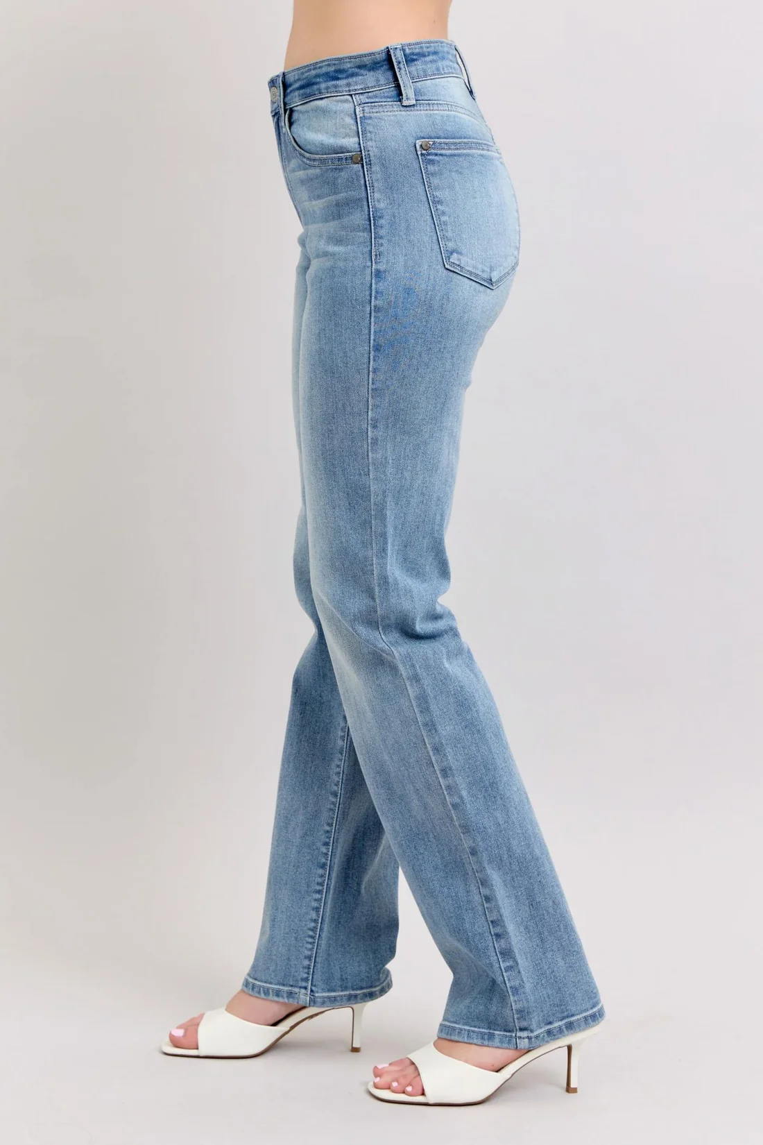 The Judy Blue High Waist Straight Leg Dad Jeans