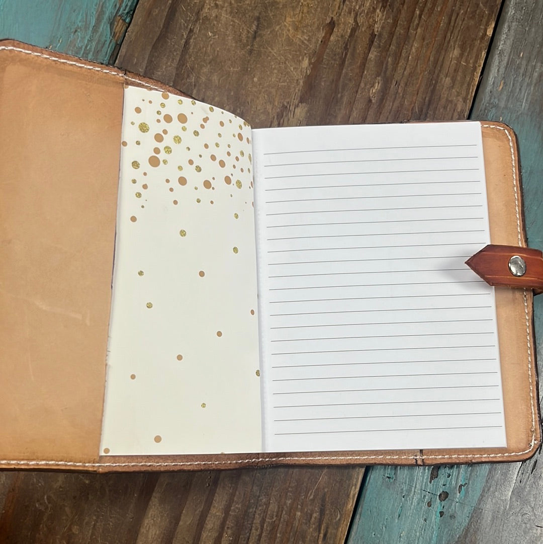 Handmade Leather Medium SNAP Notepads