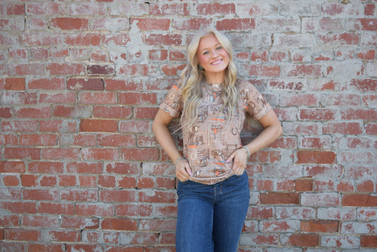 The Sunset Retro Ranch Tee