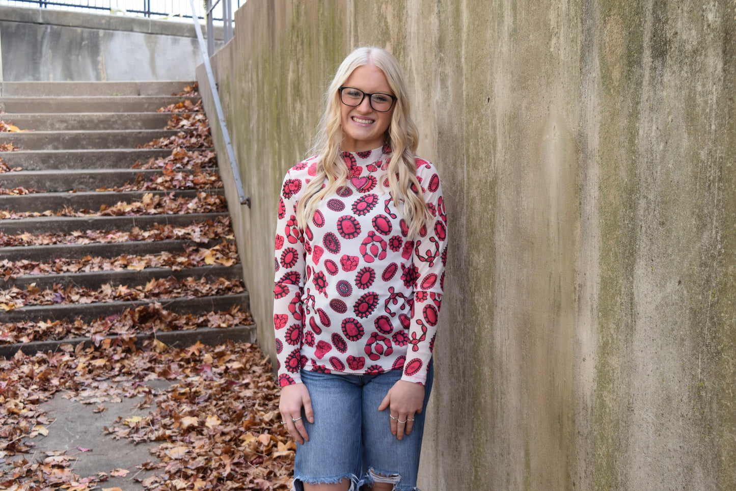 The Be My Squash Blossom Mesh Top