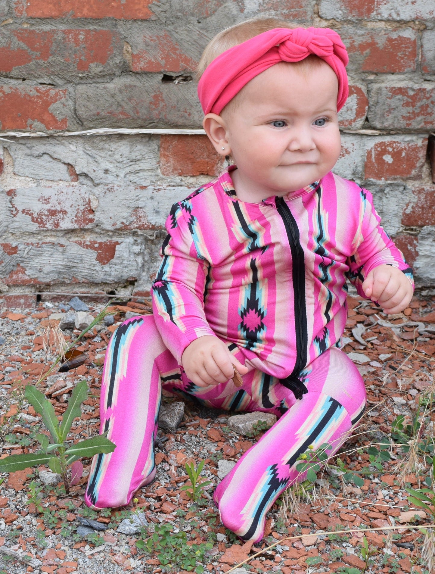The Buckaroo Barbie Aztec Footie