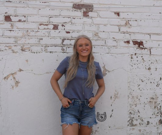 The Denim Cloud Basic Tee