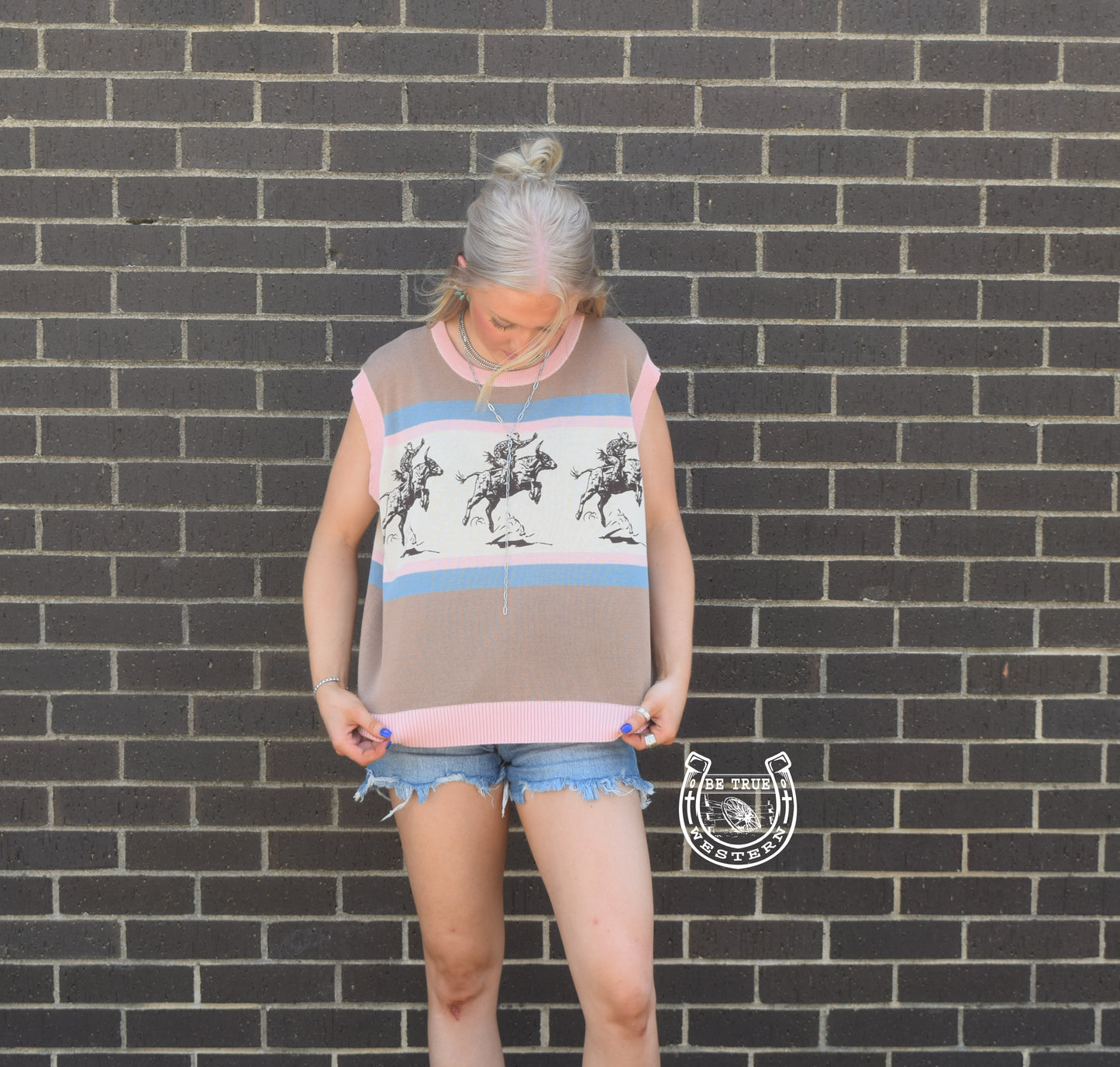 The Bull Twinkle Sweater Vest