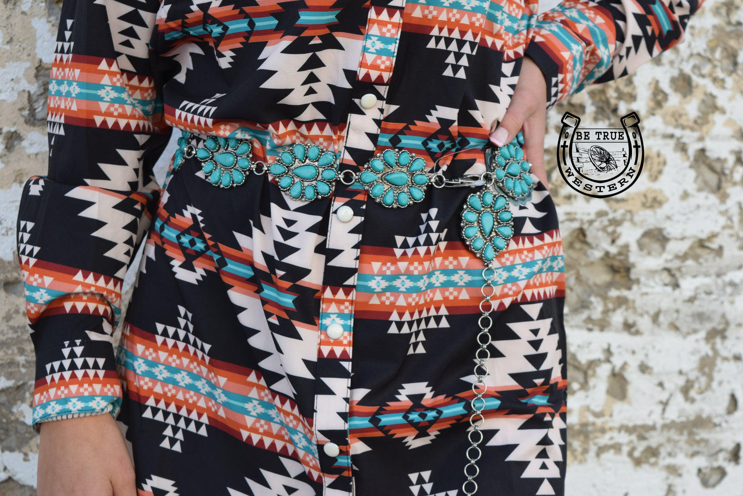 The Blue Skies Concho Belt