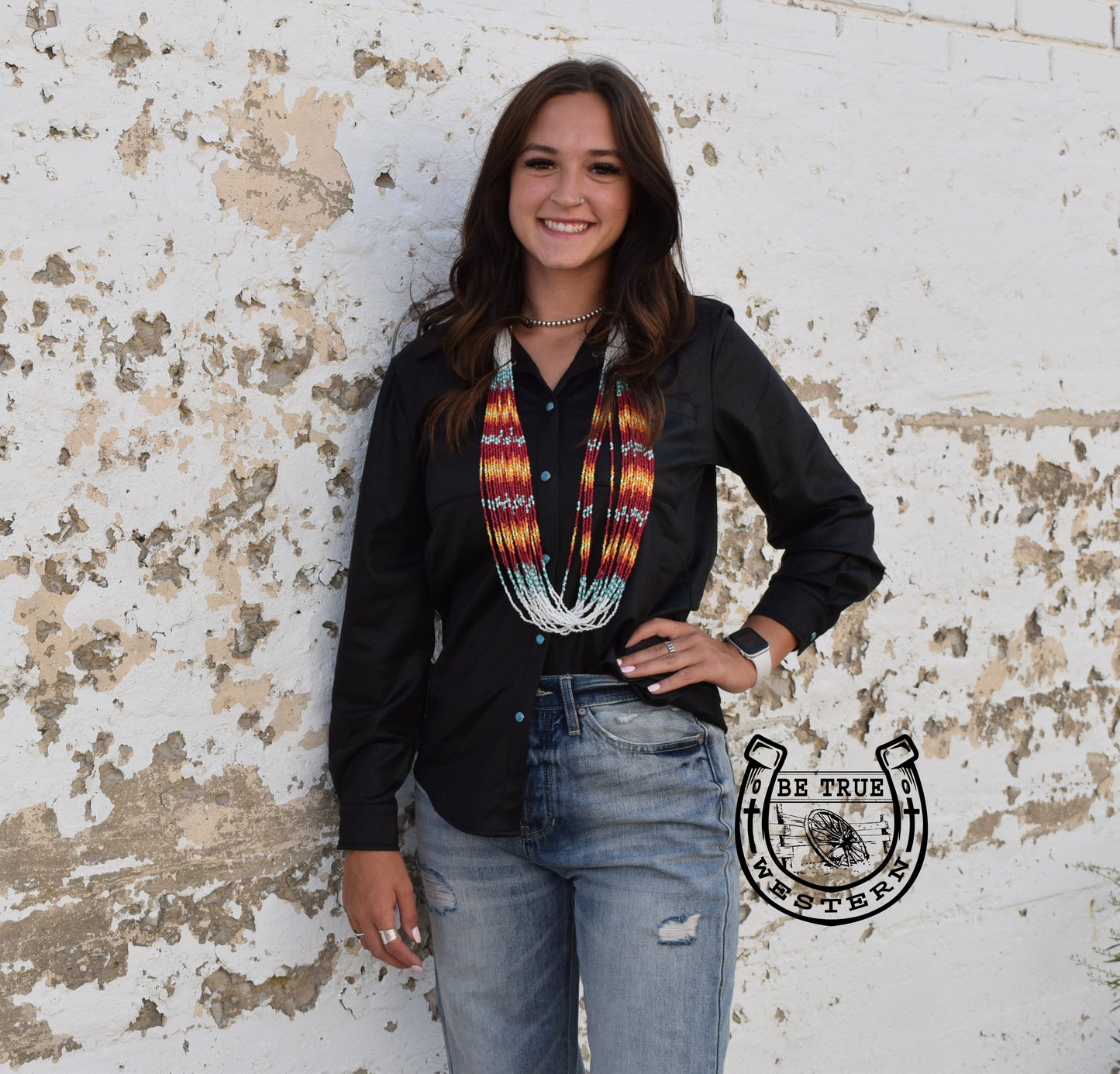 The Midnight Lux Leather Button Up Shirt