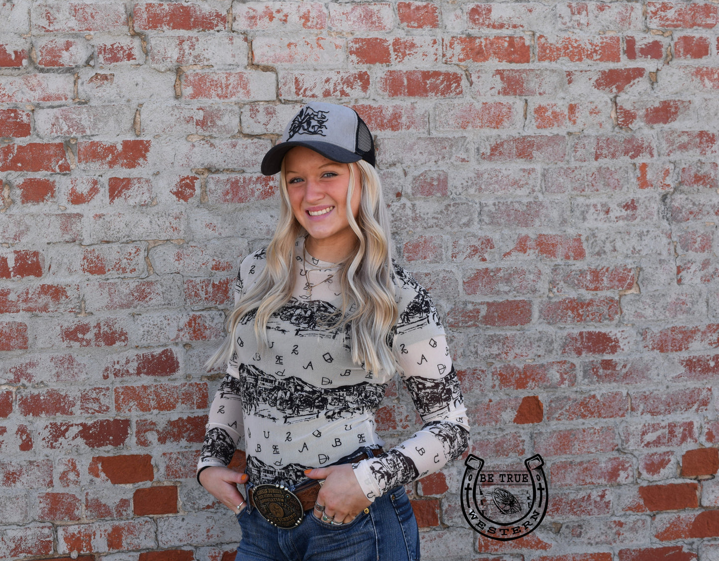The Wavy Western Hat/Cap (two colors)