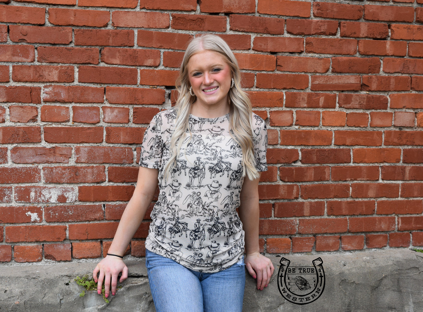 The Line Drive Mesh Top