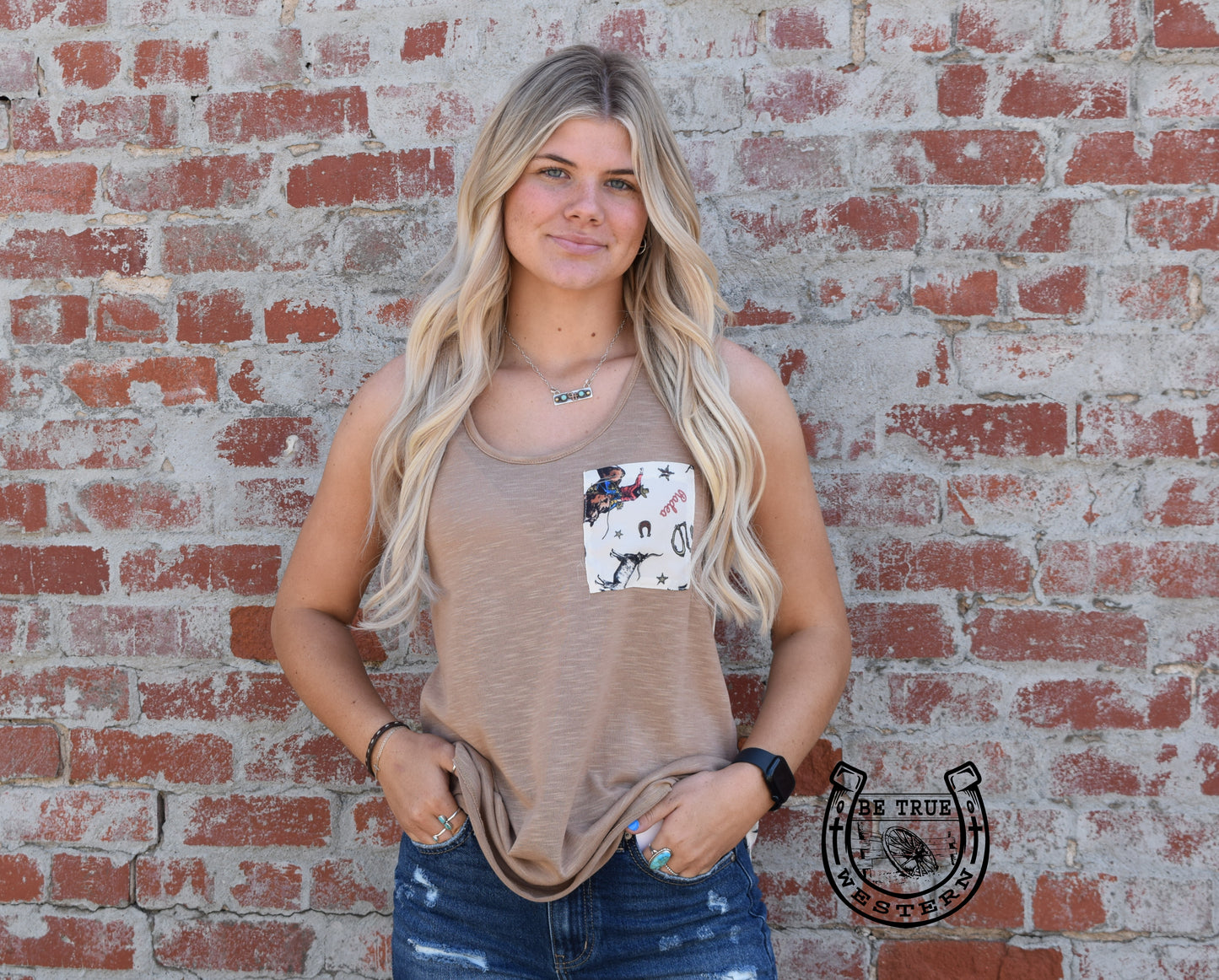 The Mocha Cowboy Tank Top