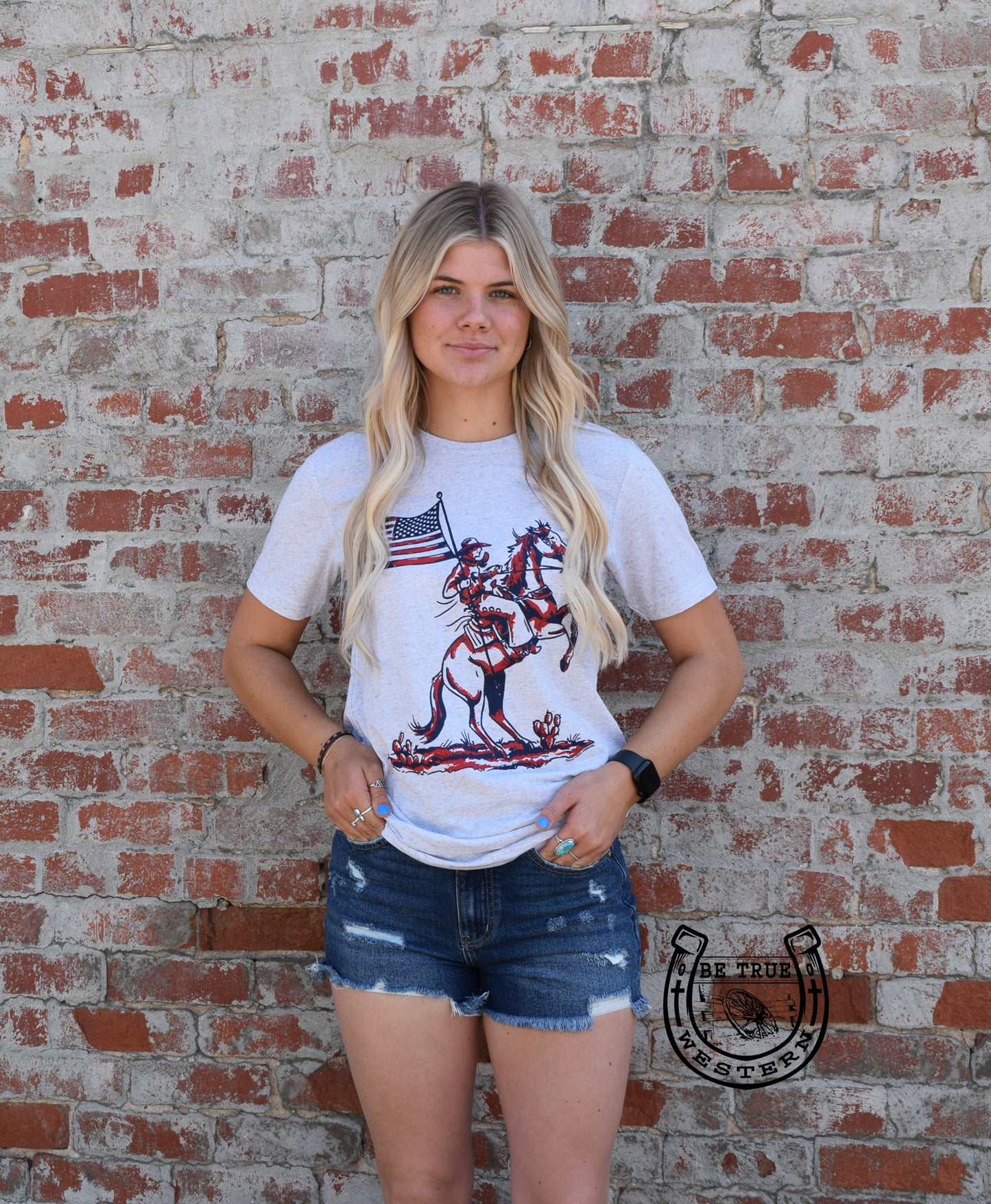 The Patriotic Cowboy Tee