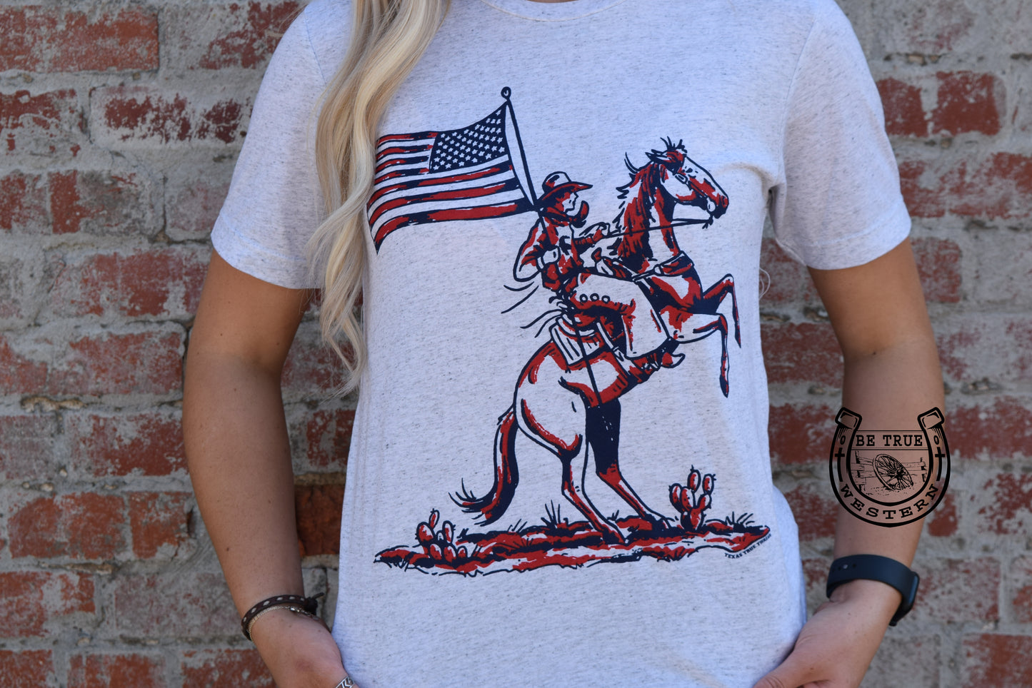The Patriotic Cowboy Tee
