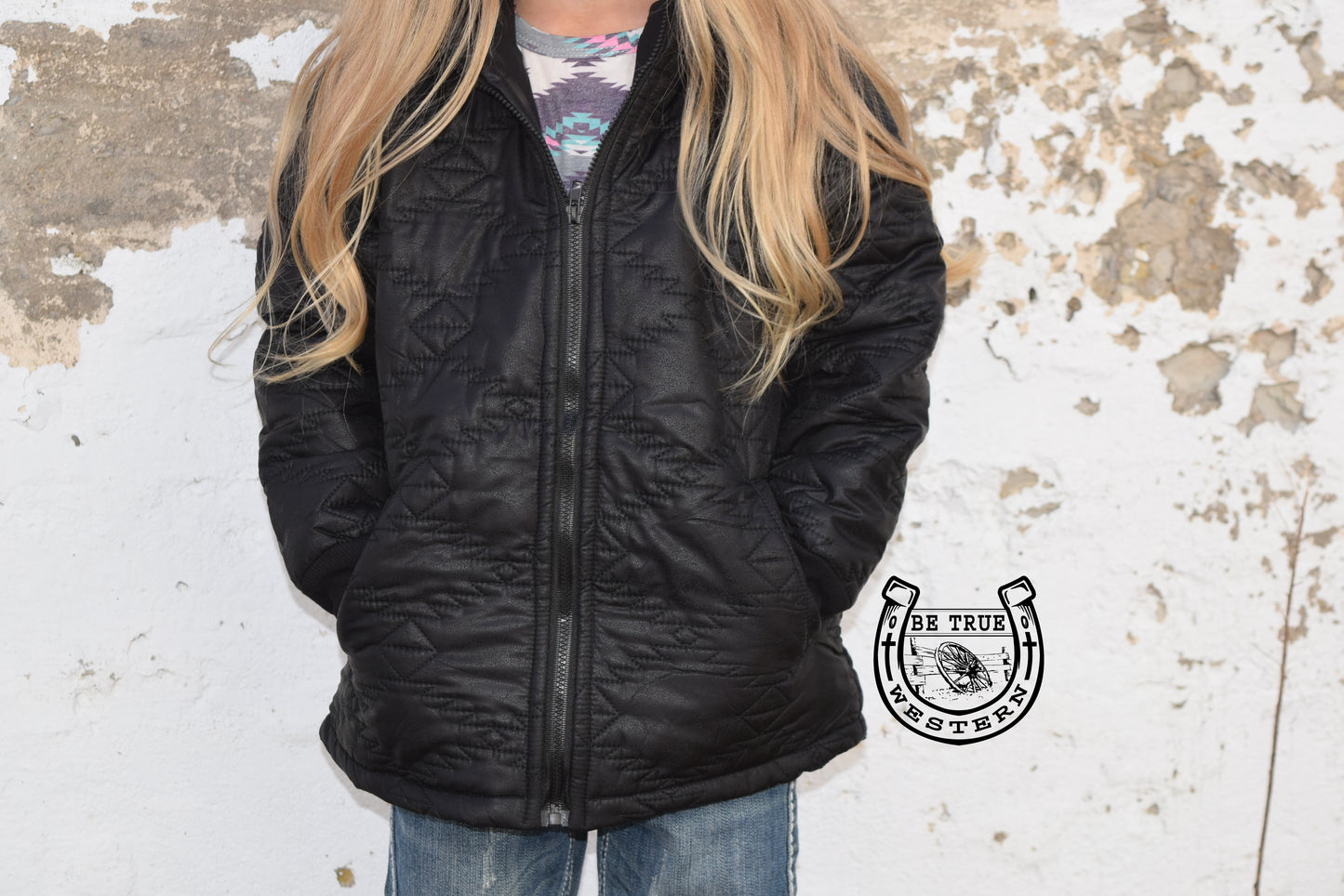 The Kids Aztec Puff Puff Jacket