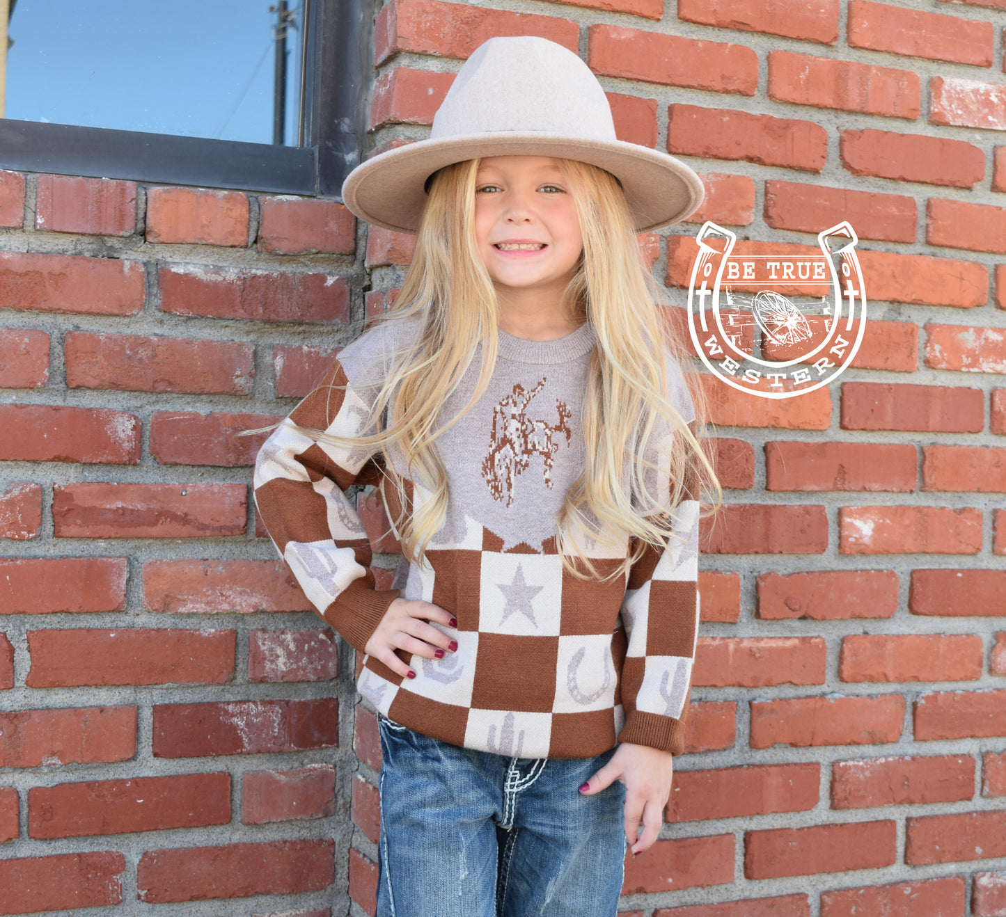 The Children's Wild Checkmate Sweater
