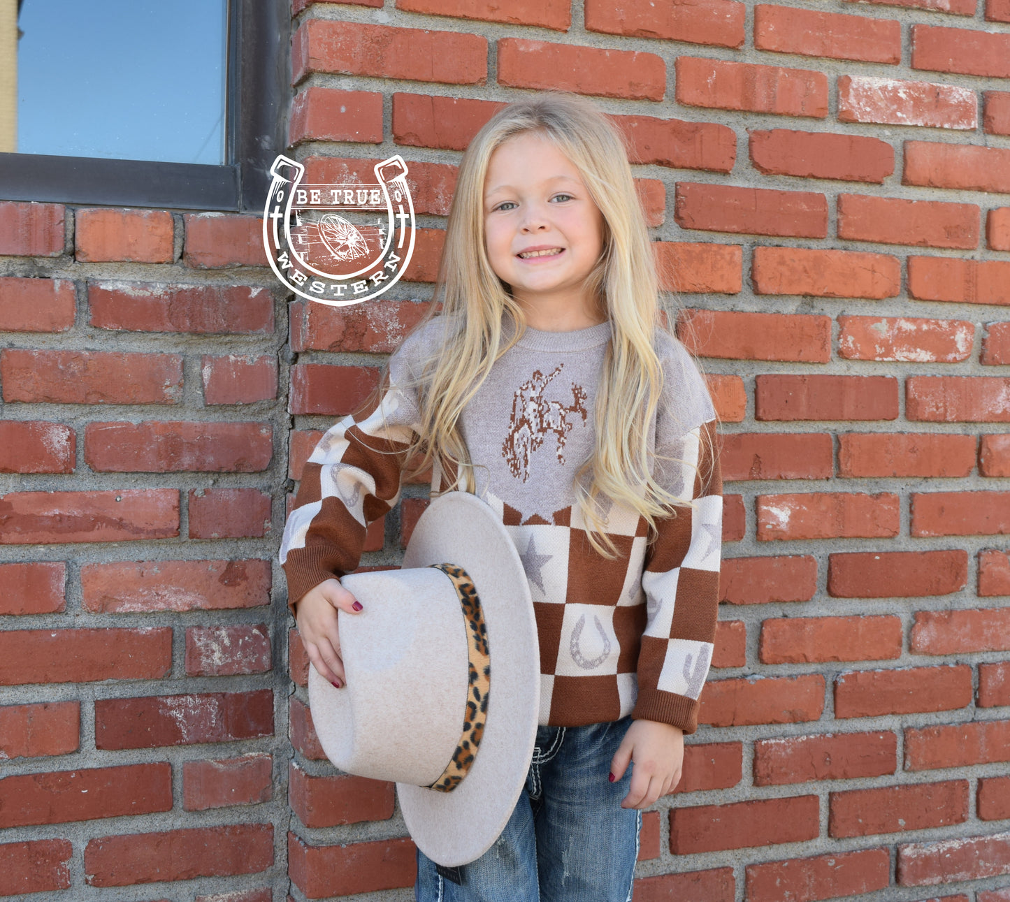 The Children's Wild Checkmate Sweater