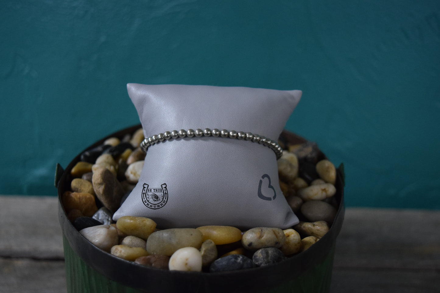 The Silver Plated Beads Bracelet