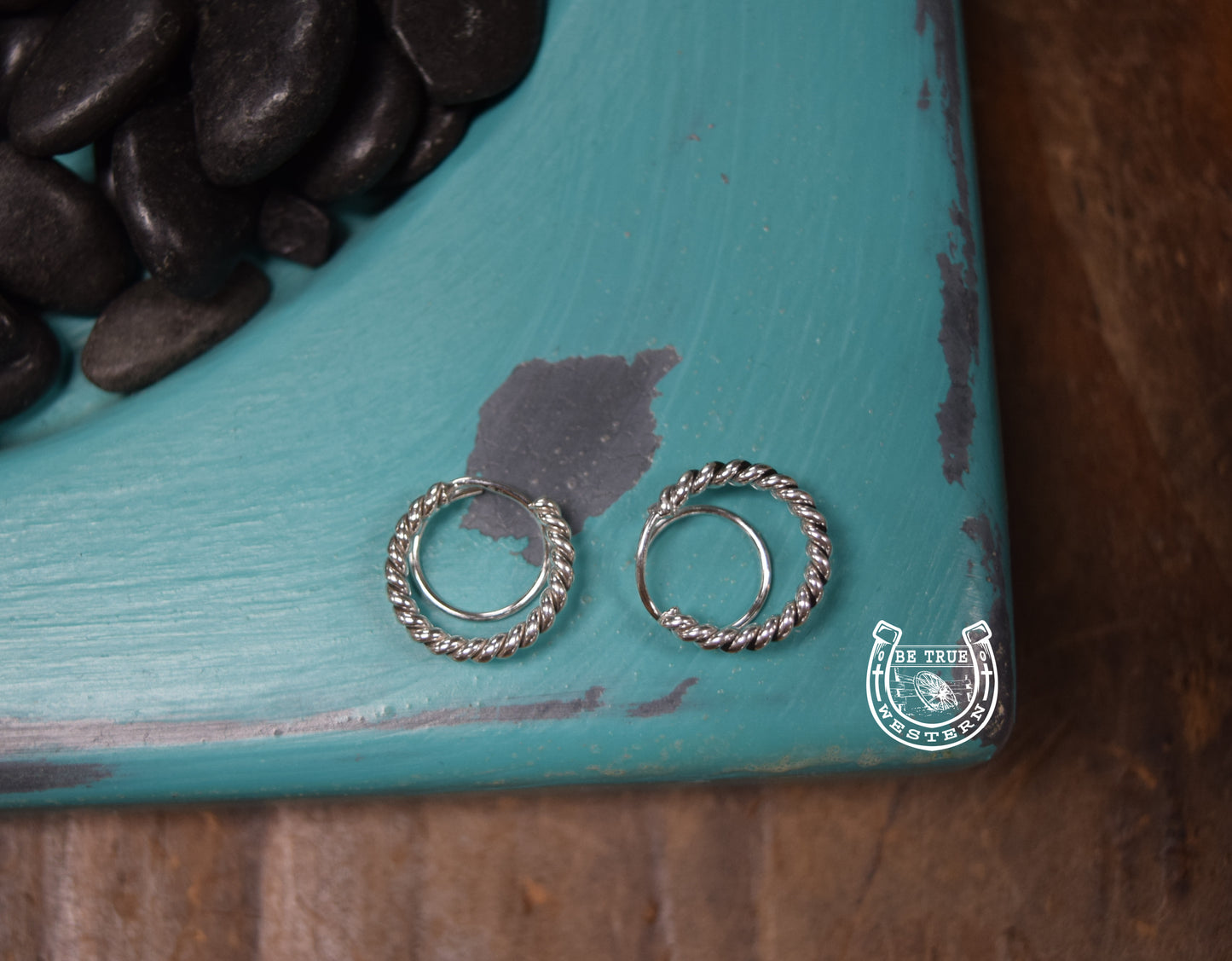 The Cable Corkscrew Earring
