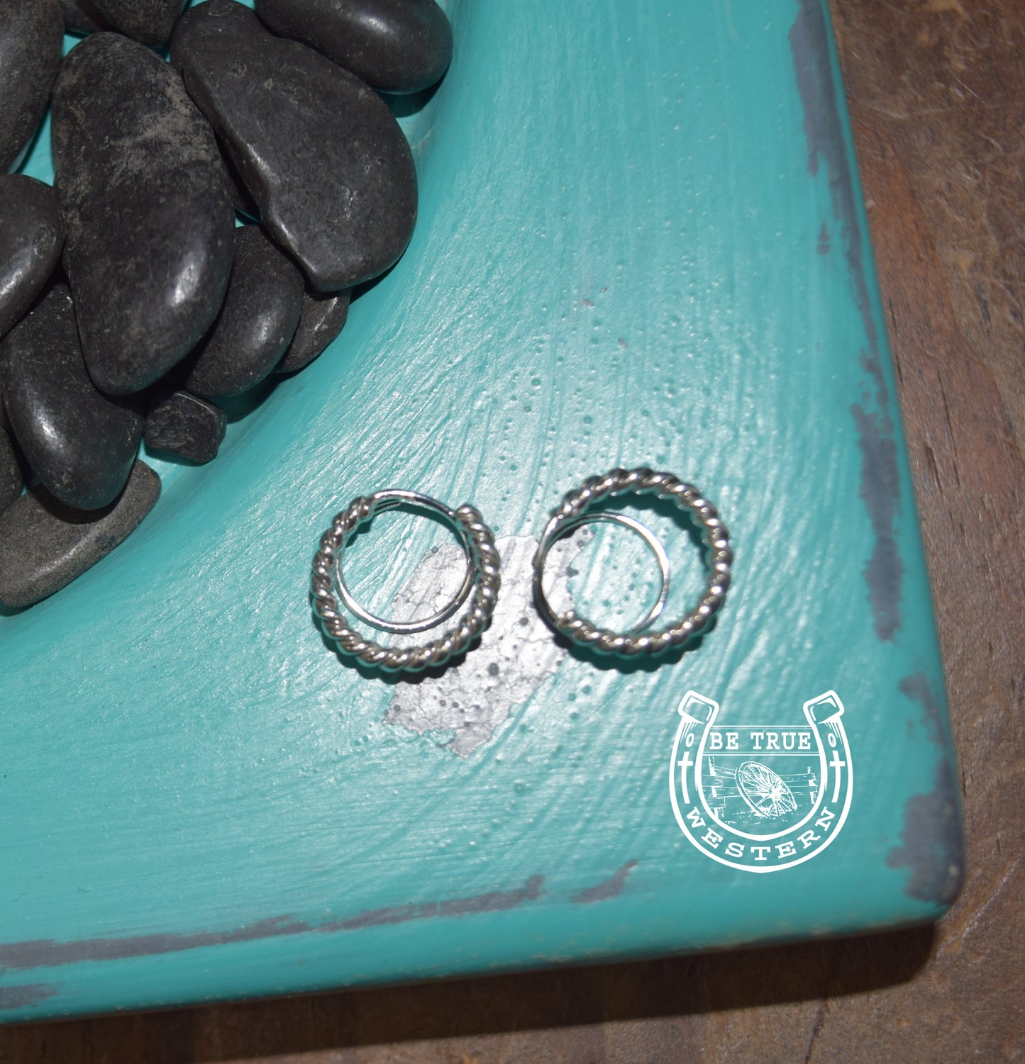 The Cable Corkscrew Earring