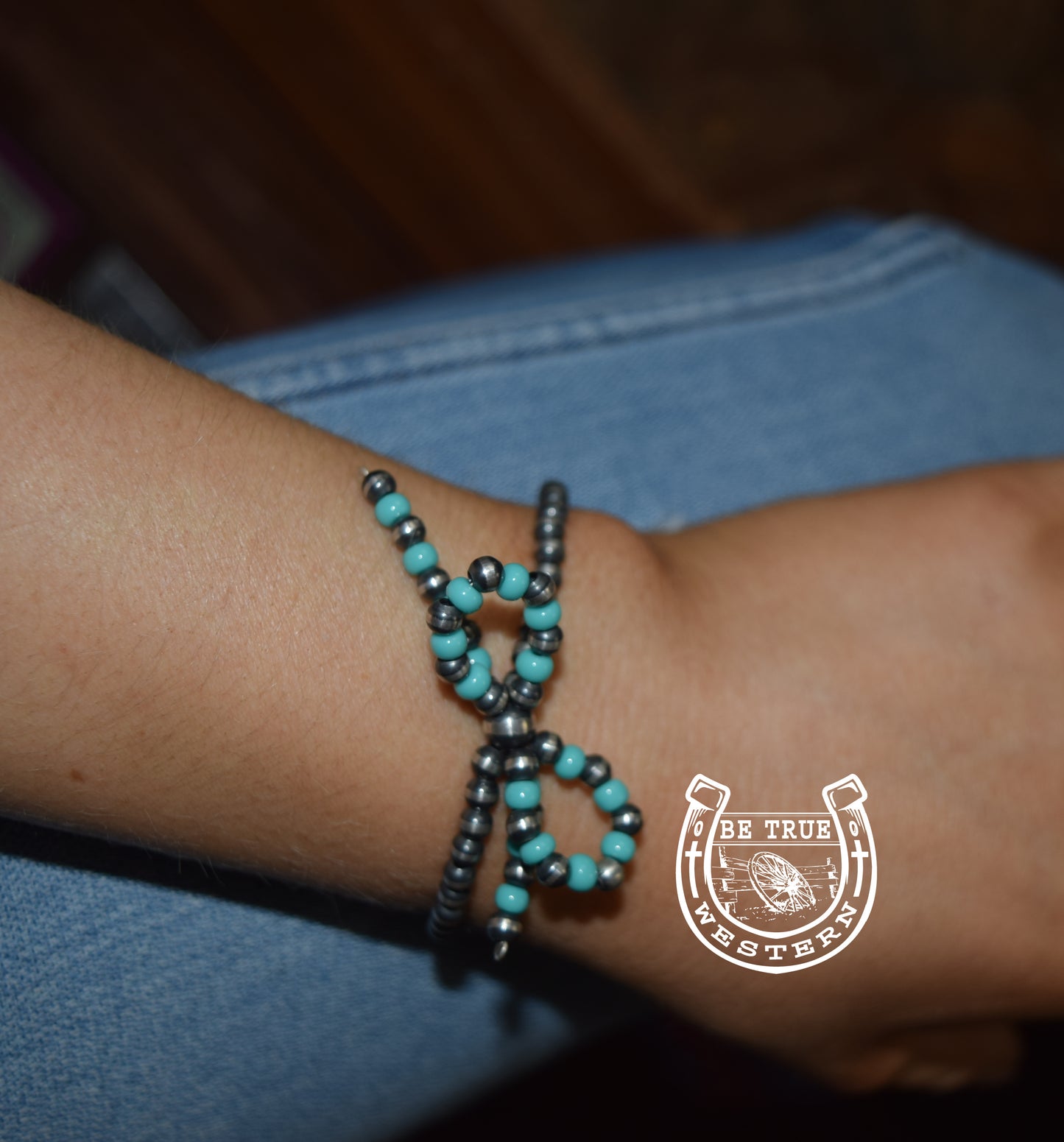 The Navajo Pearl Bow Bracelet (Multiple Colors)