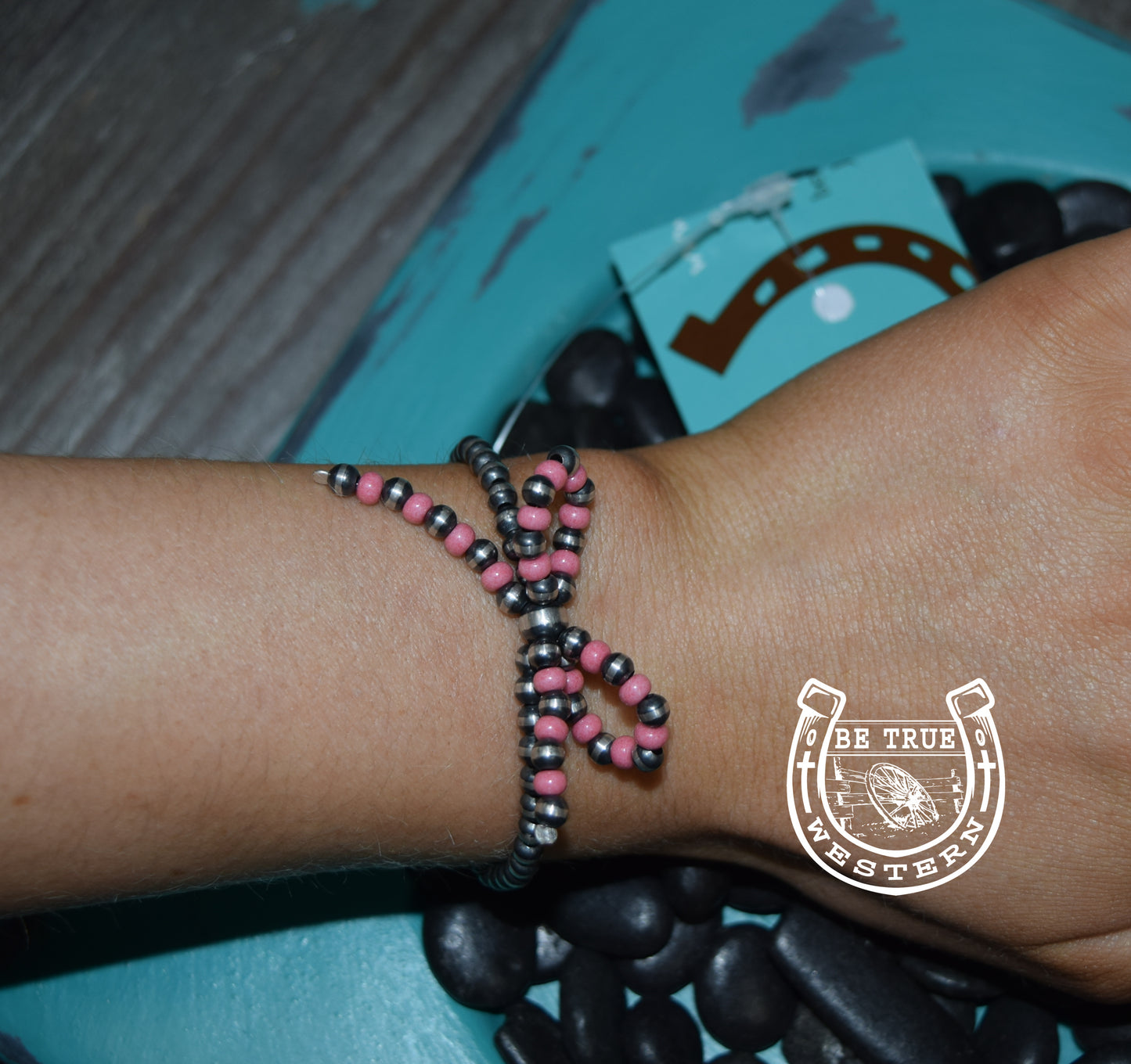 The Navajo Pearl Bow Bracelet (Multiple Colors)