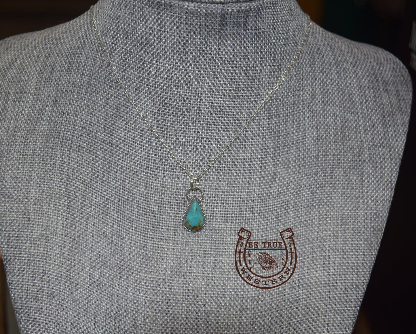 The Teardrop Silver Dainty Necklace
