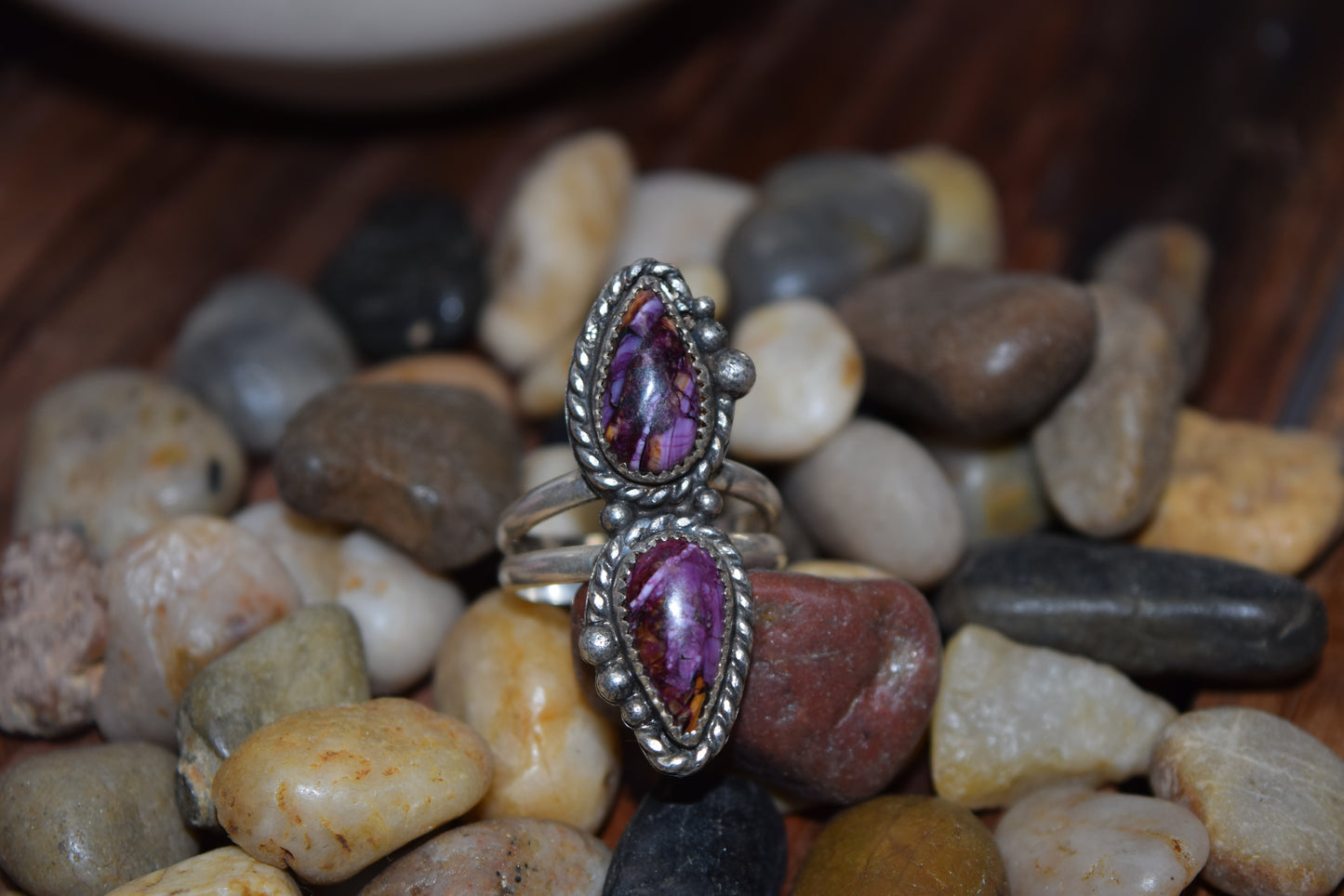 The Purple Spring Oyster Ring