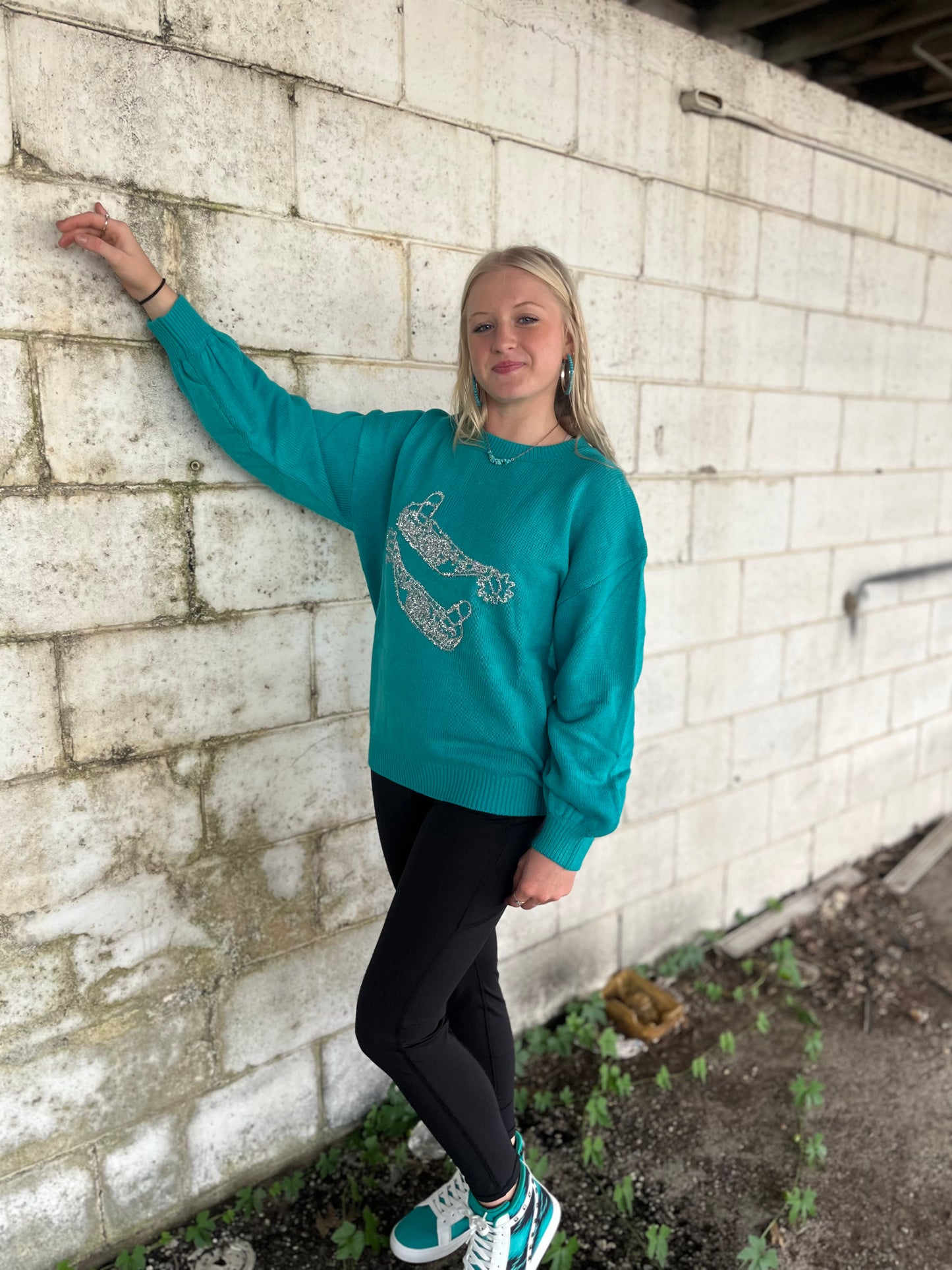 The Queen of Spurs Sweater