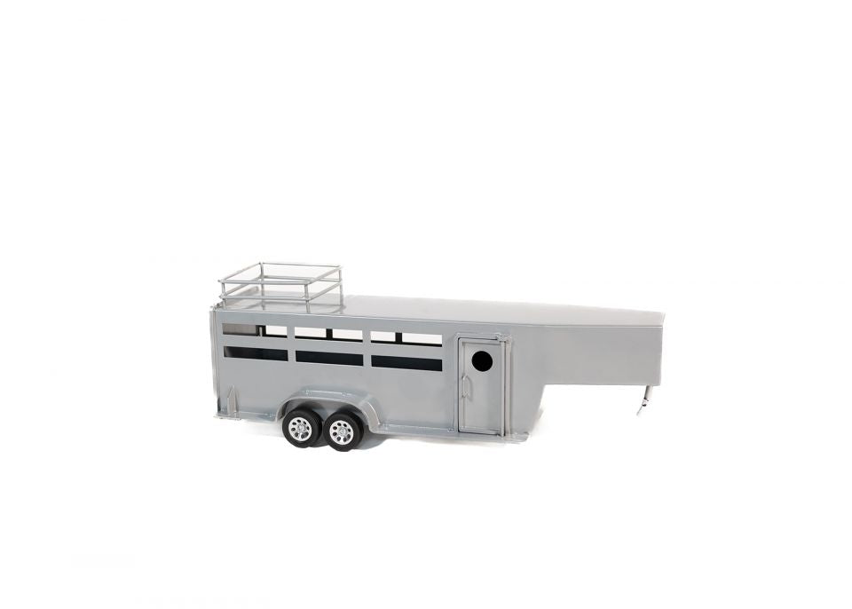 The Little Buster Gooseneck Horse Stock Combo Trailer