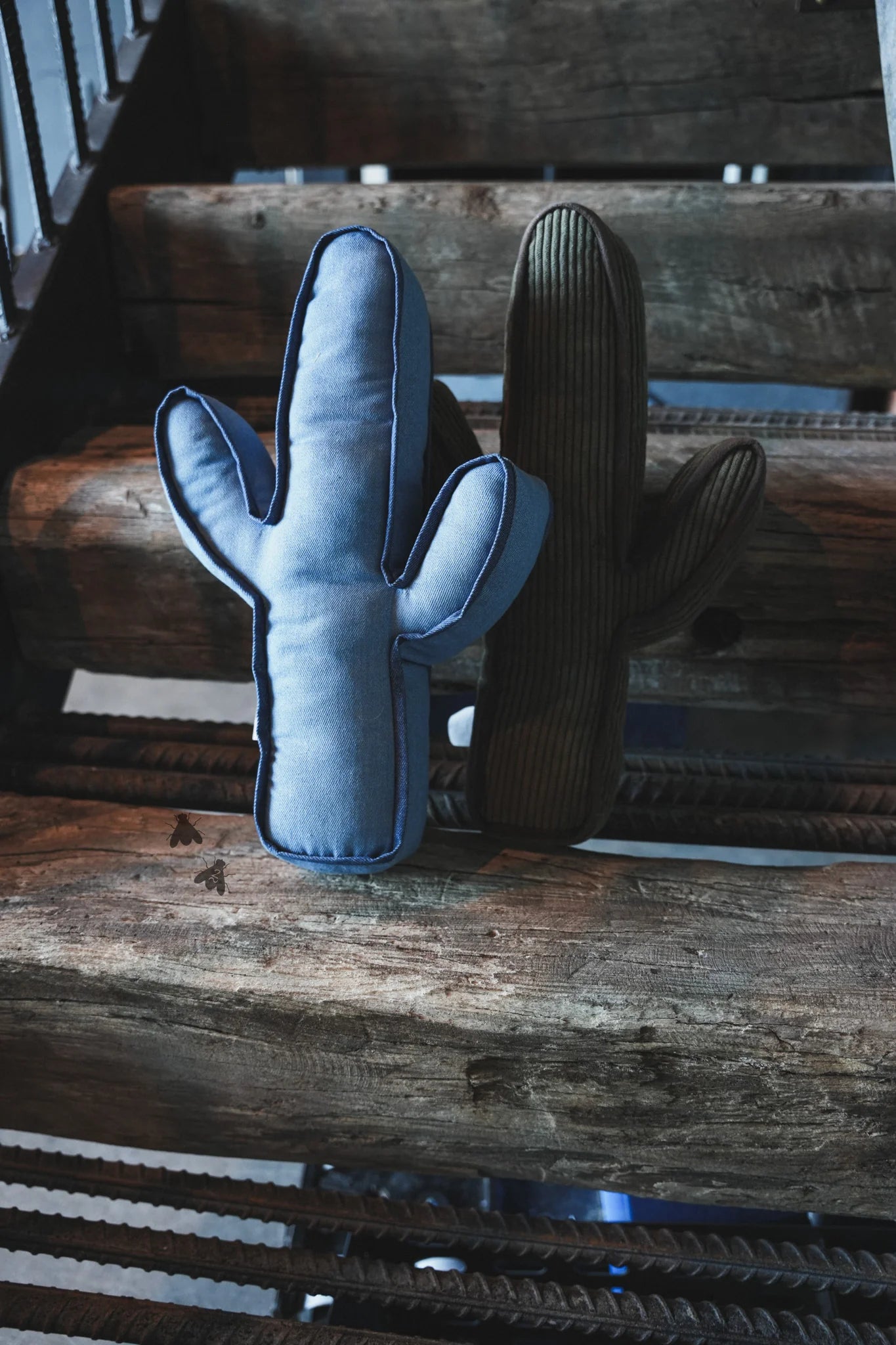 The Corduroy Kick a Cactus Shaped Pillow (Multiple Colors)