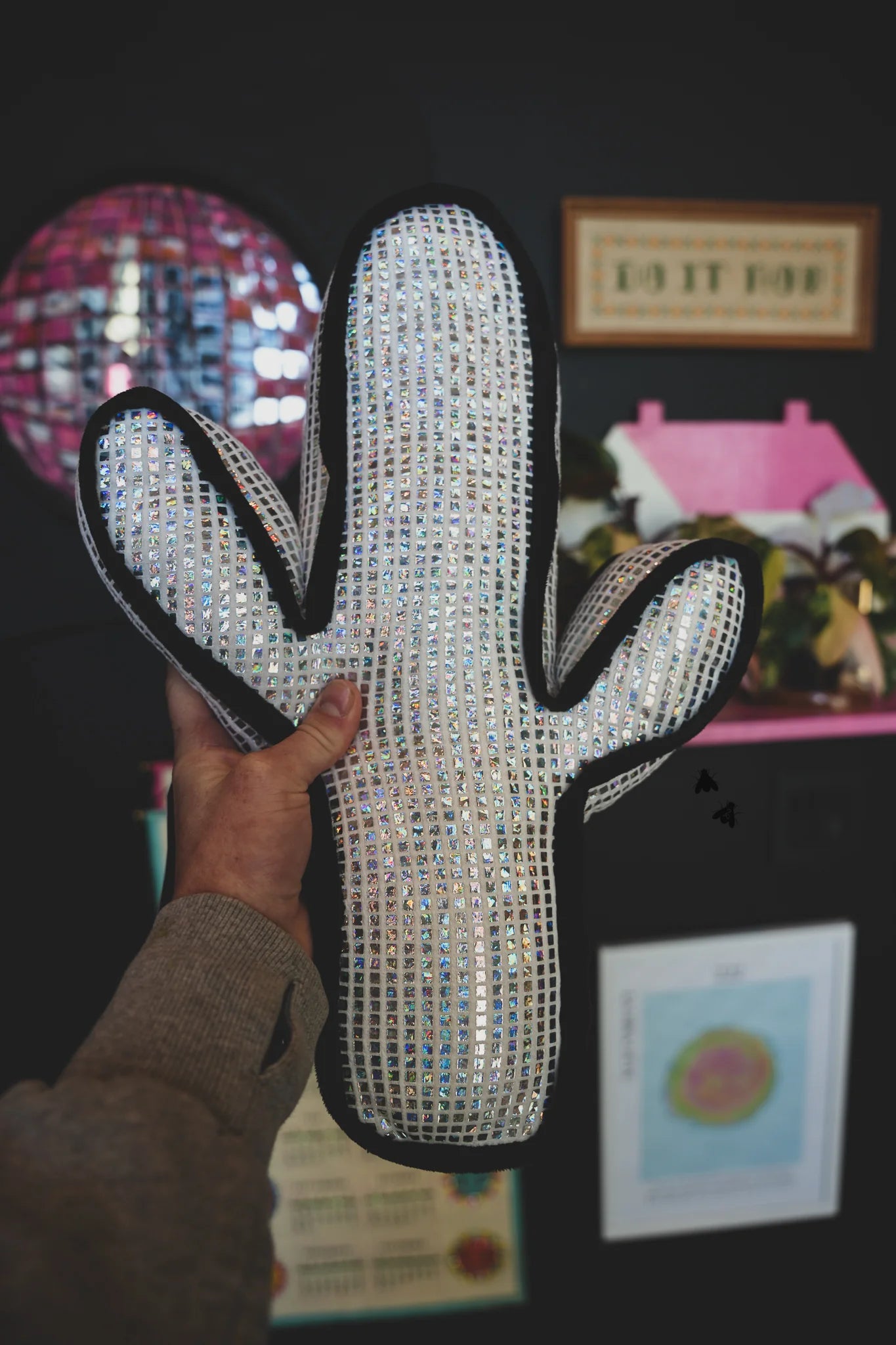 The Corduroy Kick a Cactus Shaped Pillow (Multiple Colors)