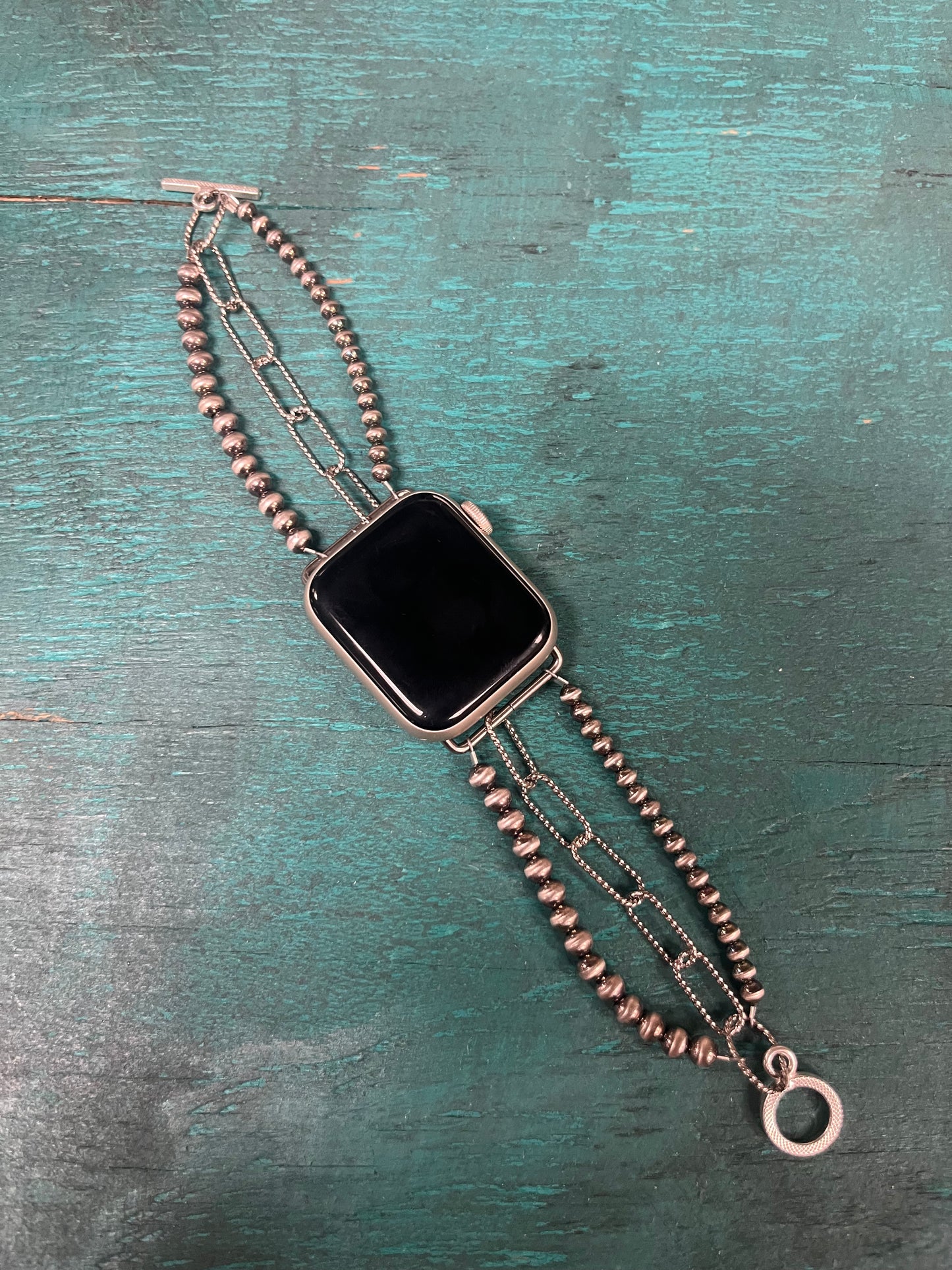 The Navajo Rope Chain w Toggle Apple Watch Band