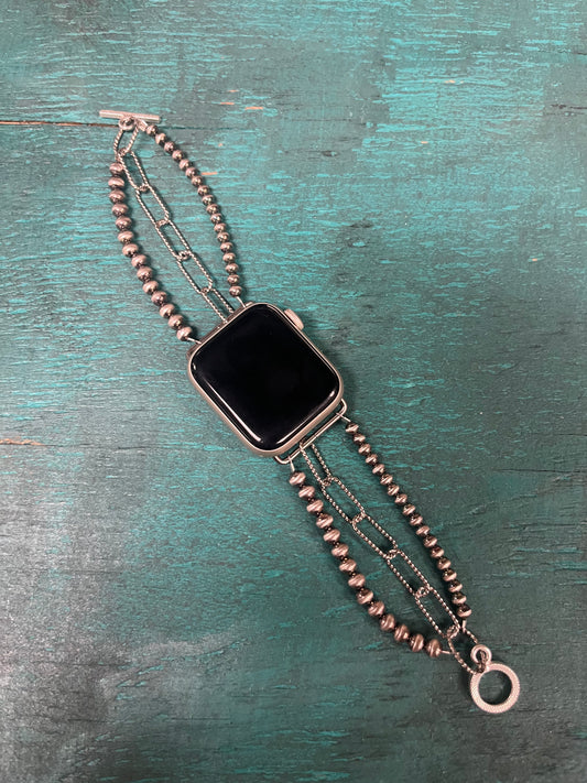 The Navajo Rope Chain w Toggle Apple Watch Band