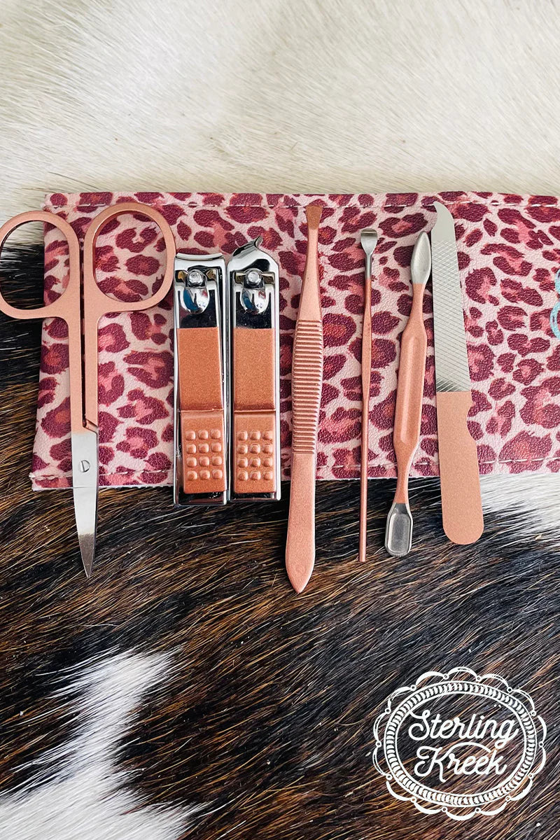 The Leopard Scratch That Manicure Set