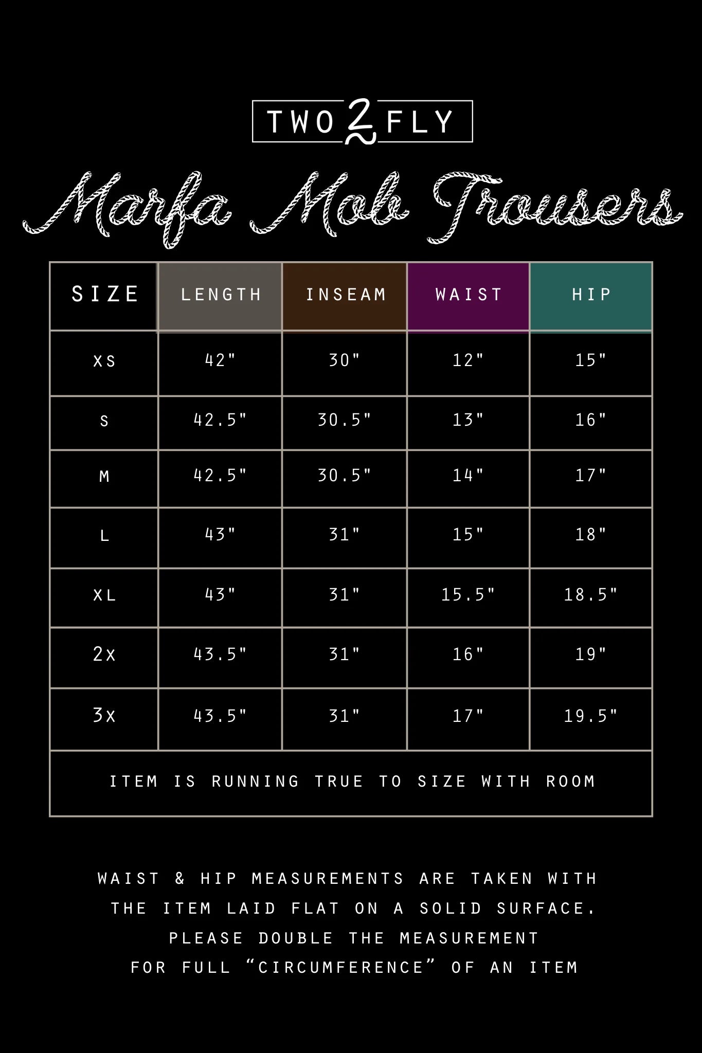The Marfa Mob Trousers