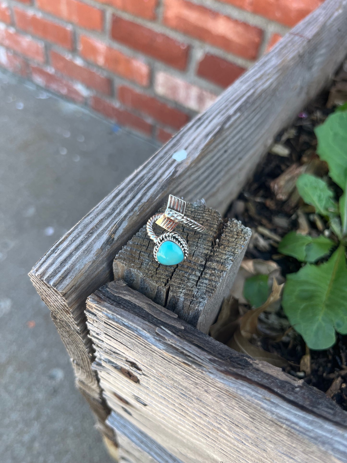 The Navajo Turquoise Arrow Ring