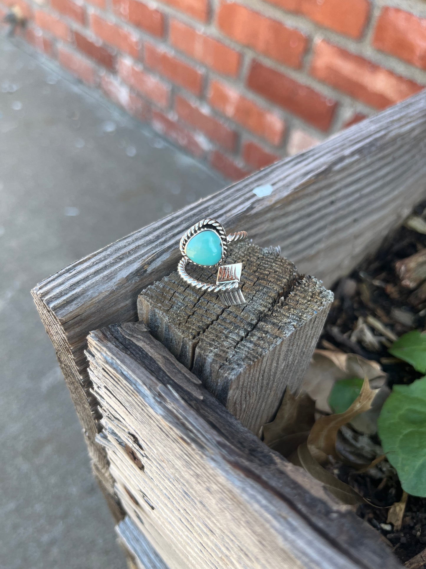 The Navajo Turquoise Arrow Ring