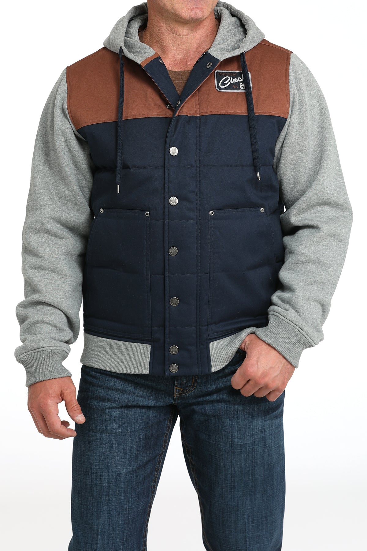The Cinch Men's Canvas Hoodie Jacket