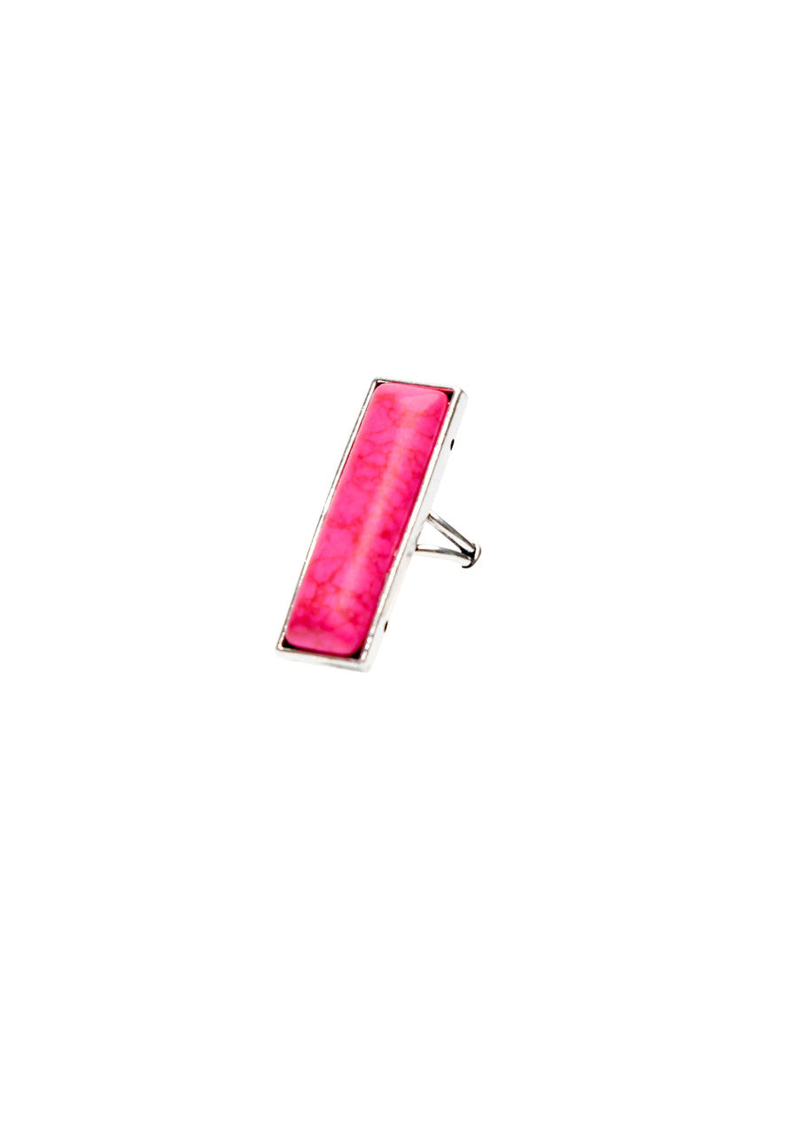 The Pink Bar Ring