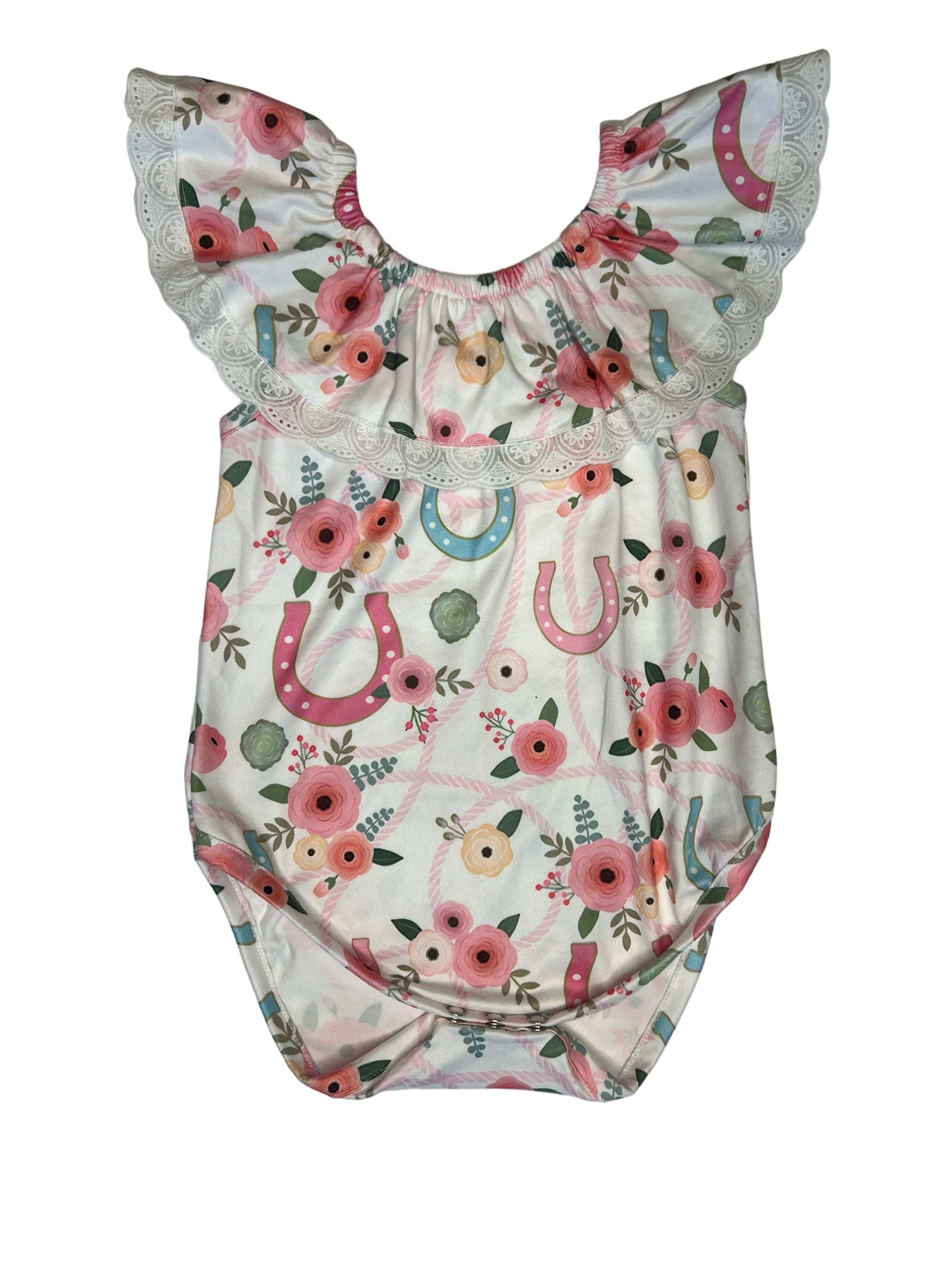 The Floral Horseshoe Onsie
