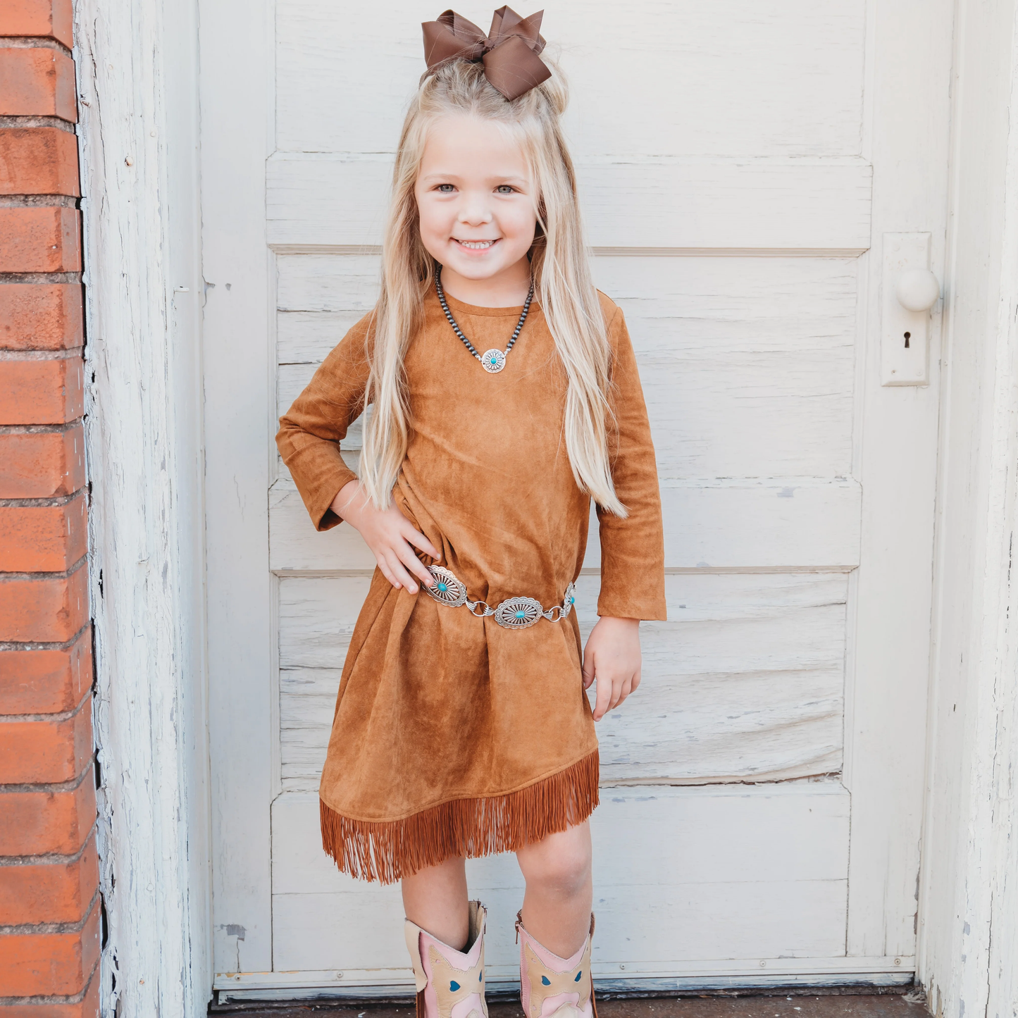 The Kids Turquoise Concho Belt (Multiple Styles)