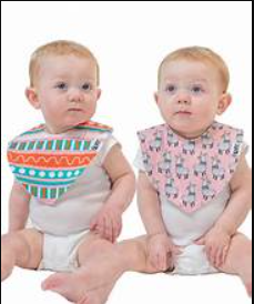 2 Pack Infant Bandana Bib