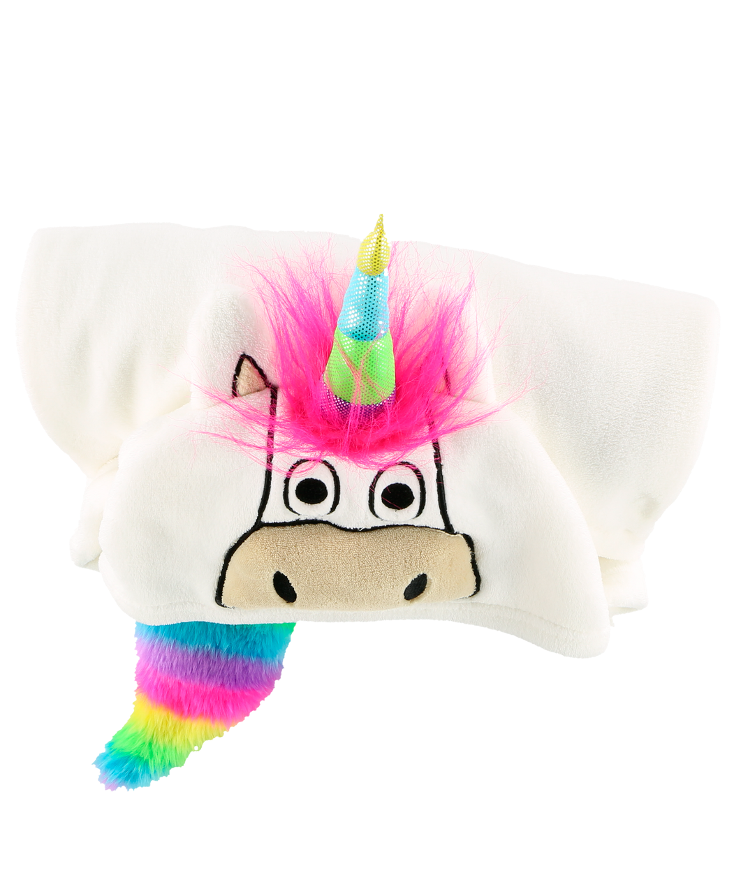Kids Unicorn Critter Hooded Blanket by Lazy One